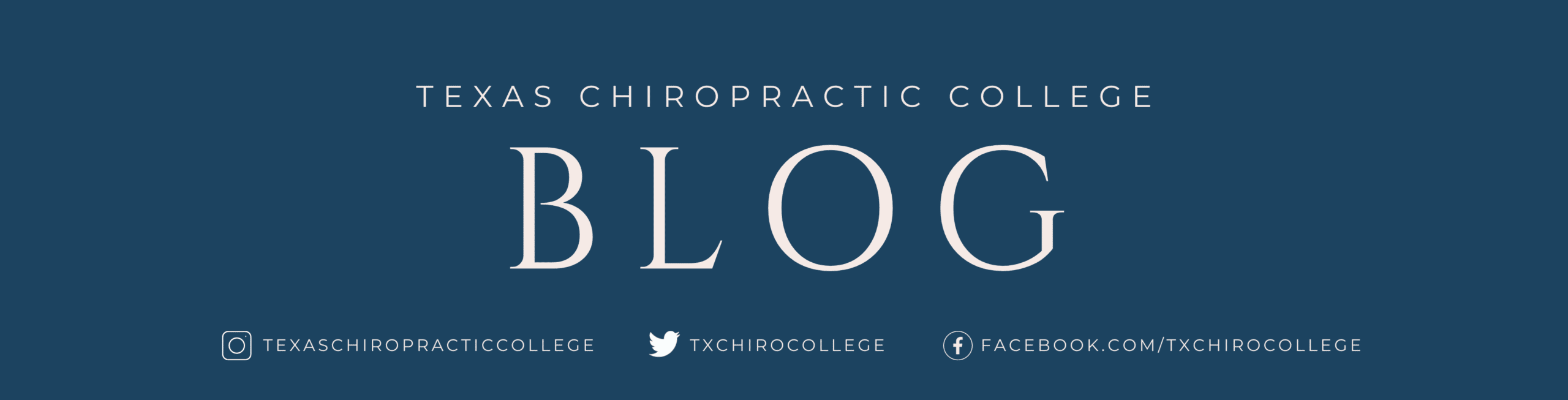 Blog Texas Chiropractic College
